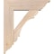 Ekena Millwork Olympic Traditional Smooth Bracket w/ Offset Brace, Douglas Fir, 7 1/2"W x 26"D x 30"H BKT0806X26X30OLY01SDF - alternate 4